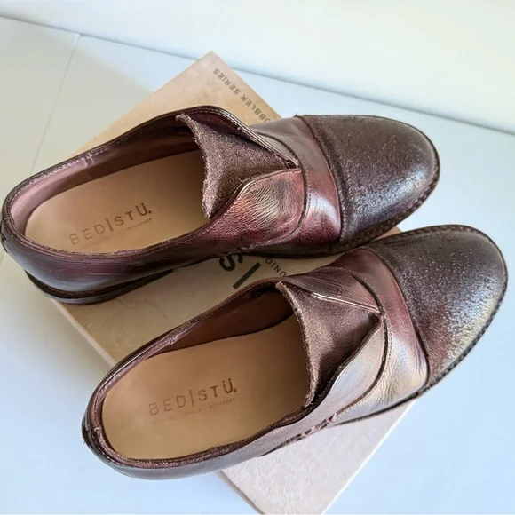 Bed Stu Rose Leather Loafer Women’s 10 - Picture 6 of 12